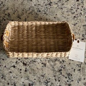Hearth & Hand sea grass tray NWT